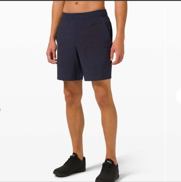 Lululemon T.H.E. Short 7" *LinerlessGravel Dust True Navy Multi Size Large - Picture 8 of 14